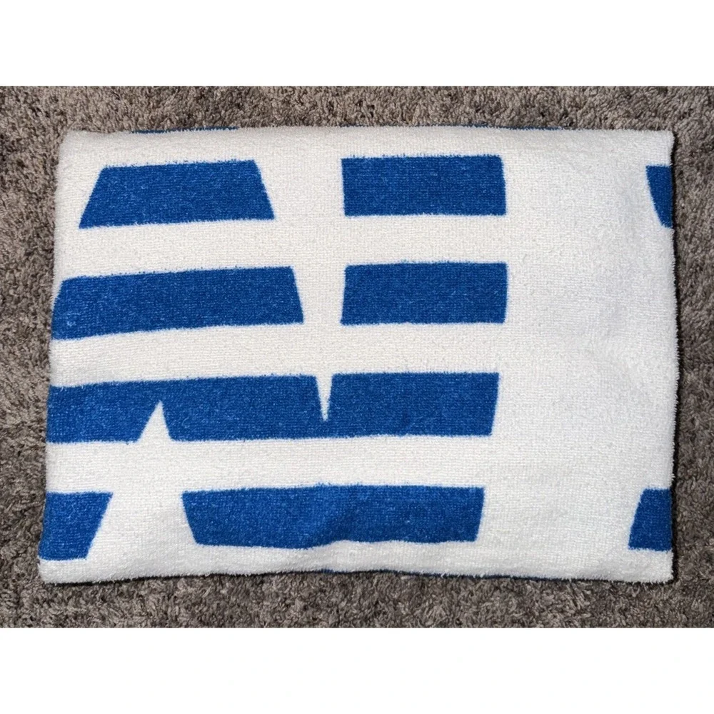 Vtg IBM‎ Computers Promotional Logo Beach Pool Towel 100% Cotton 32